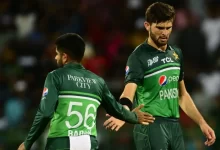 Pakistan cricket stars Babar Azam and Shaheen Afridi preparing for the ICC Champions Trophy 2025, hosted in Pakistan and Dubai.