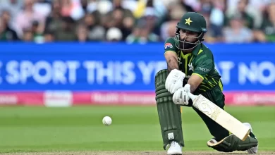 Fakhar Zaman acknowledging Indian hospitality during the 2023 ODI World Cup.