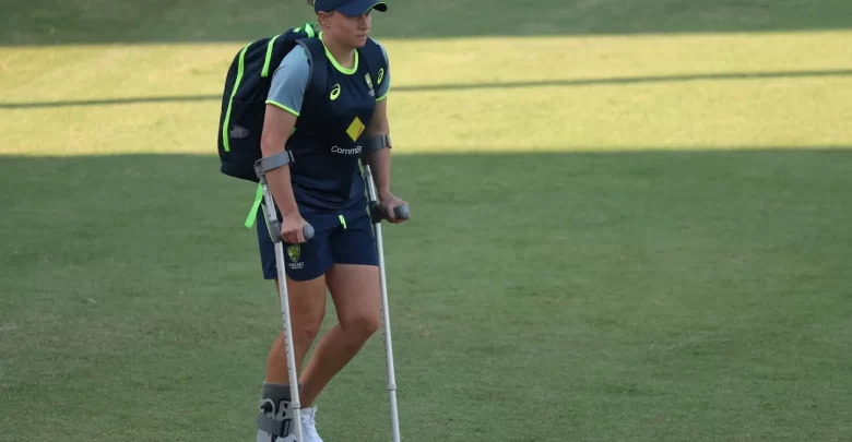 Alyssa Healy sidelined due to foot injury during Women’s Ashes 2025.