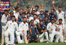 Jammu & Kashmir Players Celebrate a Historic Win Over Mumbai