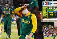 South African cricket team’s unfortunate history with rain-affected ICC matches.