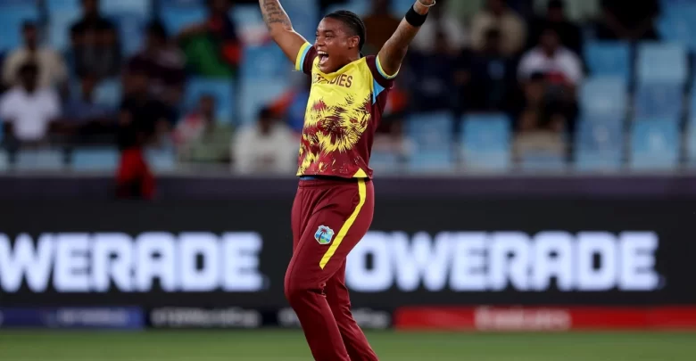 Henry in action during a T20I match for West Indies.