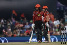 Tony de Zorzi and Jordan Hermann celebrate after guiding Sunrisers Eastern Cape to the SA20 final