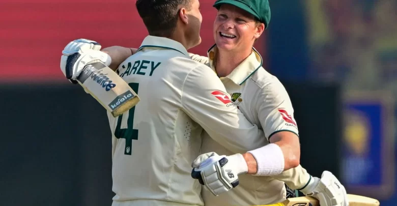 Steve Smith and Alex Carey’s Unbeaten Partnership Strengthens Australia’s Hold in Galle