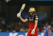 Ellyse Perry celebrates her second half-century in WPL 2025 against UP Warriorz.