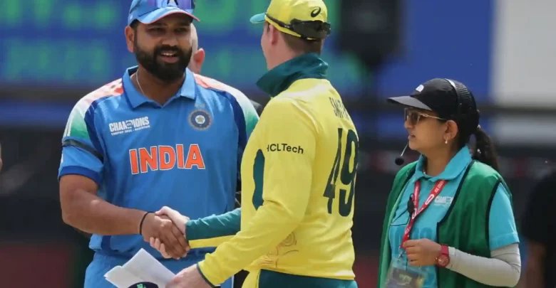 India vs Australia Champions Trophy 2025: Rohit Sharma Leads Tribute with Black Armband