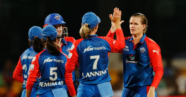 Jess Jonassen delivers a match-winning bowling spell against Mumbai Indians in WPL 2025.