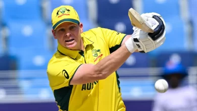 Steve Smith playing his last ODI innings against India in the Champions Trophy 2025 semifinal