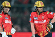 Josh Inglis and Priyansh Arya celebrate their match-winning stand against Mumbai Indians in IPL 2025