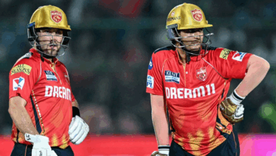Josh Inglis and Priyansh Arya celebrate their match-winning stand against Mumbai Indians in IPL 2025