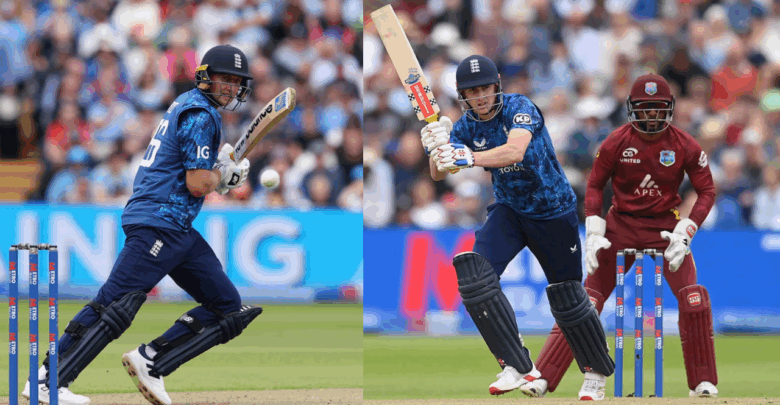 Joe Root and Harry Brook during their dominant batting partnership against West Indies at Edgbaston