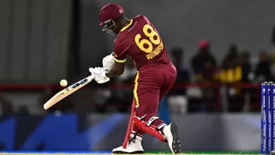 Sherfane Rutherford in Barbados Royals jersey ahead of CPL 2025