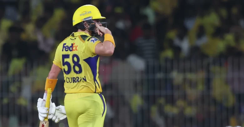 Sam Curran scores 88 in a losing cause for CSK against PBKS in IPL 2025