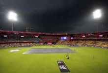 kolkata knight riders knocked out after rain abandoned their ipl 2025 clash against rcb in bengaluru