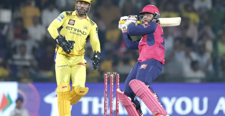 vaibhav suryavanshi celebrates half-century against csk in ipl 2025