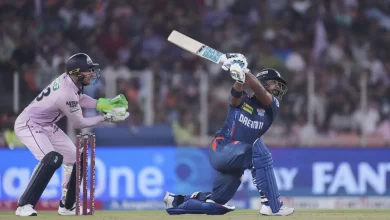 mitchell marsh celebrates maiden ipl century against gujarat titans