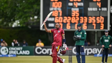 keacy carty scores a brilliant century against ireland in 2nd odi