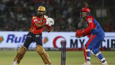 Shreyas Iyer scores fifty against Delhi Capitals in IPL 2025