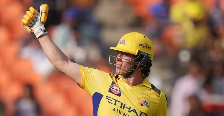 dewald brevis powers csk to 230 against gujarat titans in ipl 2025
