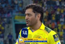 ms dhoni farewell match toss moment during csk vs gt in ipl 202