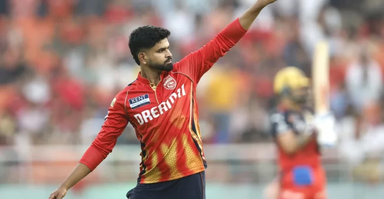 shreyas iyer leading punjab kings in ipl 2025 qualifier vs rcb