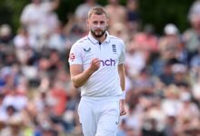 Gus Atkinson suffers hamstring injury during Test match against Zimbabwe in Nottingham