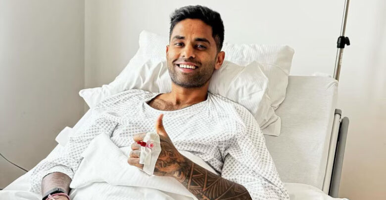 suryakumar yadav shares sports hernia surgery update on instagram after treatment in germany
