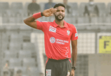 ebadot hossain bowling action bpl 2025 return from injury