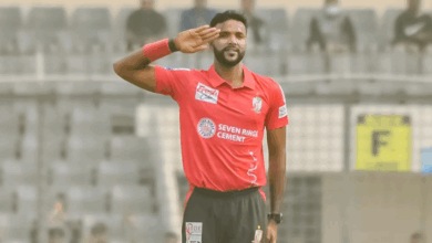 ebadot hossain bowling action bpl 2025 return from injury