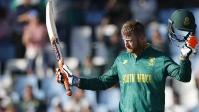 heinrich klaasen celebrates century against australia in 2023