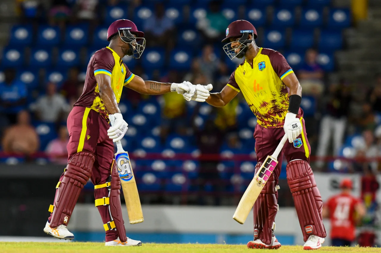 evin lewis top scores with 91 in t20i vs ireland in 2025