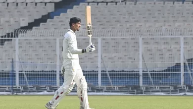 tanush kotian and anshul kamboj partnership vs england lions in unofficial test 2025