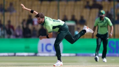 Shaheen Afridi during BBL 2025 draft after joining Brisbane Heat