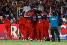 rcb players jubilant after winning their first ipl title in 2025 final against punjab kings