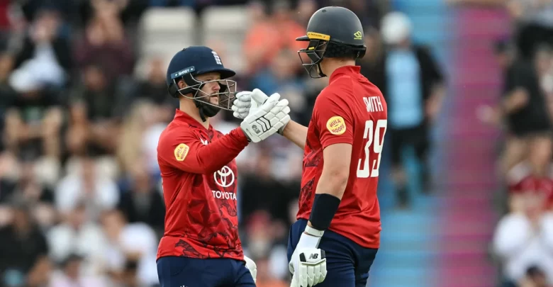 Ben Duckett and Jamie Smith celebrate explosive partnership in third T20I against West Indies