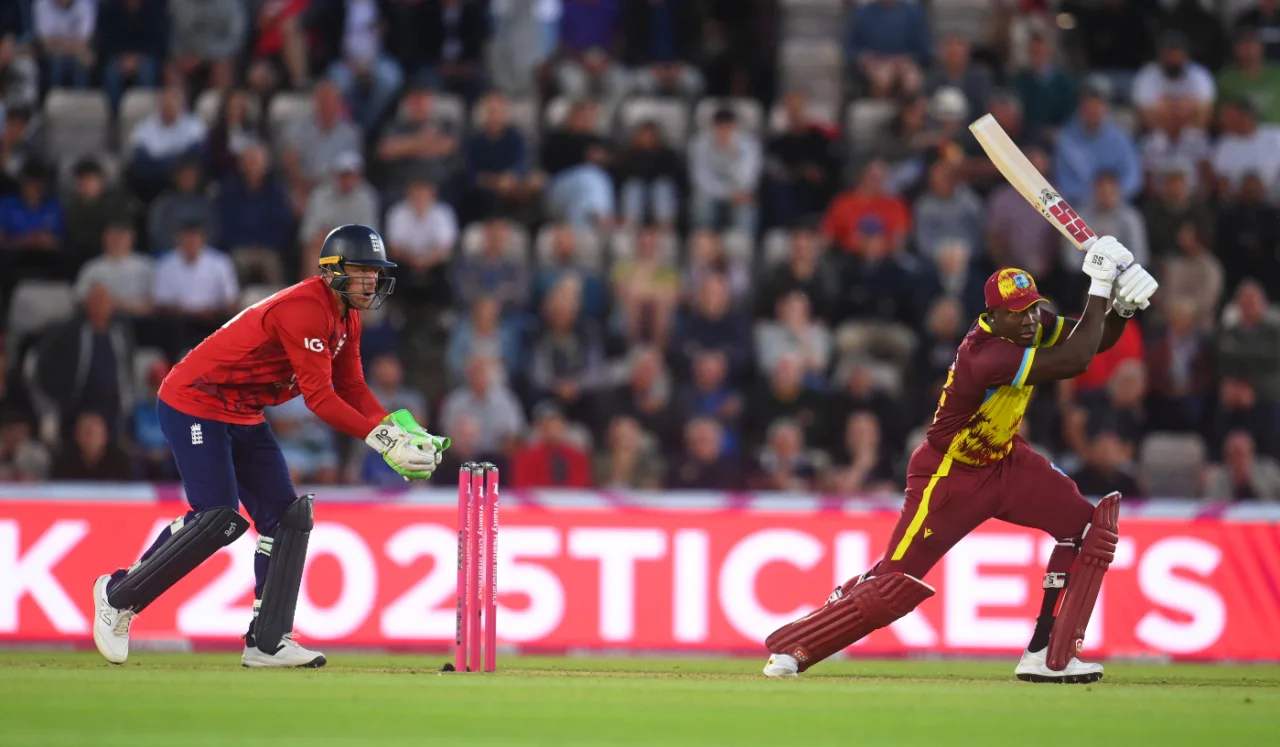 Rovman Powell plays lone fighting knock in third T20I against England