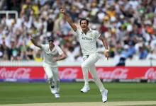 mitchell starc celebrates record-breaking spell against south africa in wtc final 2025