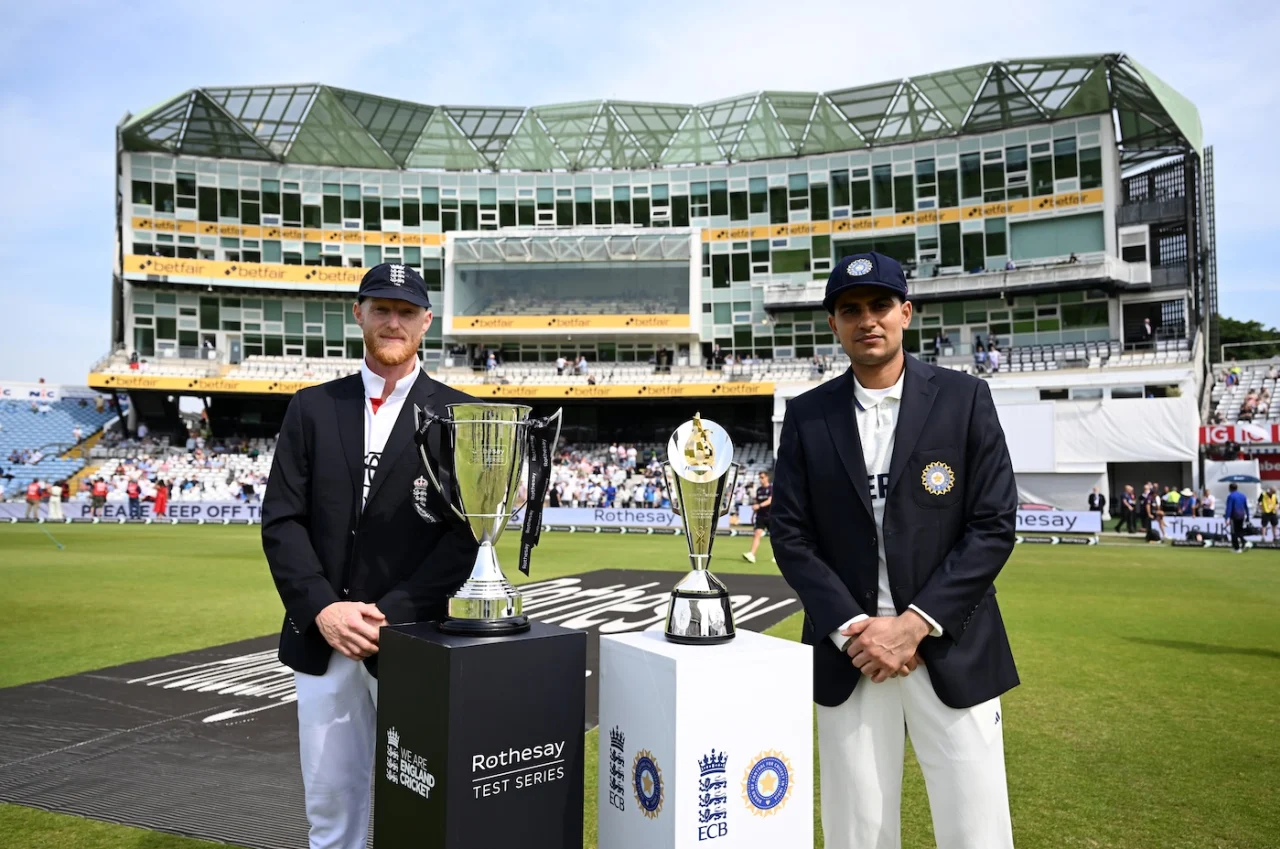 shubman gill during his test captaincy debut for india against england