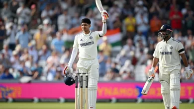 shubman gill celebrates century as test captain against england at headingley