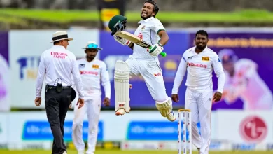 najmul hossain shanto during a test match amid captaincy uncertainty