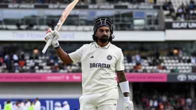 kl rahul celebrates test century at headingley against england