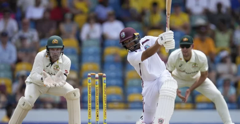 roston chase questions umpiring decisions after loss to australia in test match