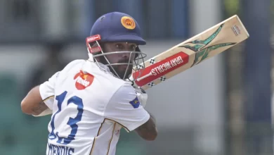 kusal mendis celebrates his attacking 84 against bangladesh in colombo test