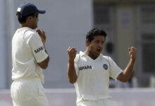 piyush chawla making test debut for india against england in mohali 2006