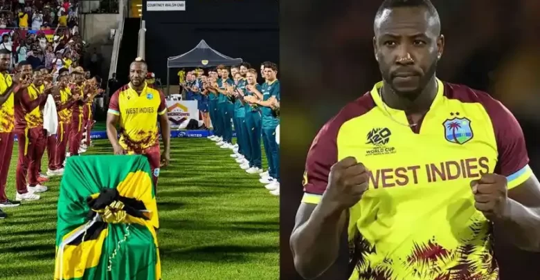 andre russell waves goodbye to fans during emotional retirement at sabina park
