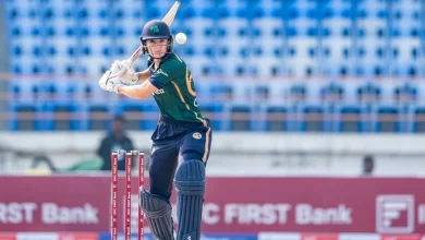 gaby lewis scores match-winning fifty against zimbabwe in first t20i 2025