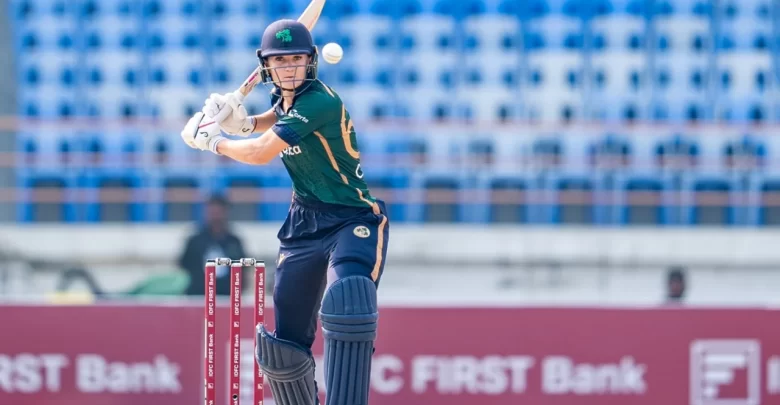 gaby lewis scores match-winning fifty against zimbabwe in first t20i 2025
