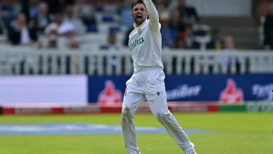 keshav maharaj sidelined with groin injury during zimbabwe test