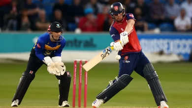 jordan cox celebrates after scoring unbeaten 139 against hampshire in t20 blast 2025