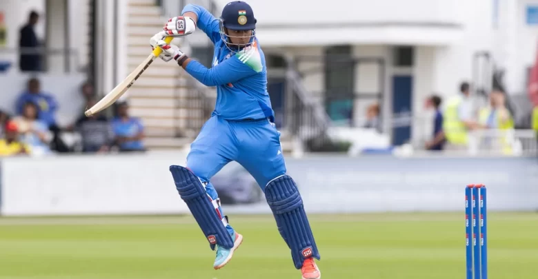 vaibhav suryavanshi celebrates after scoring fastest century in youth odi against england u19